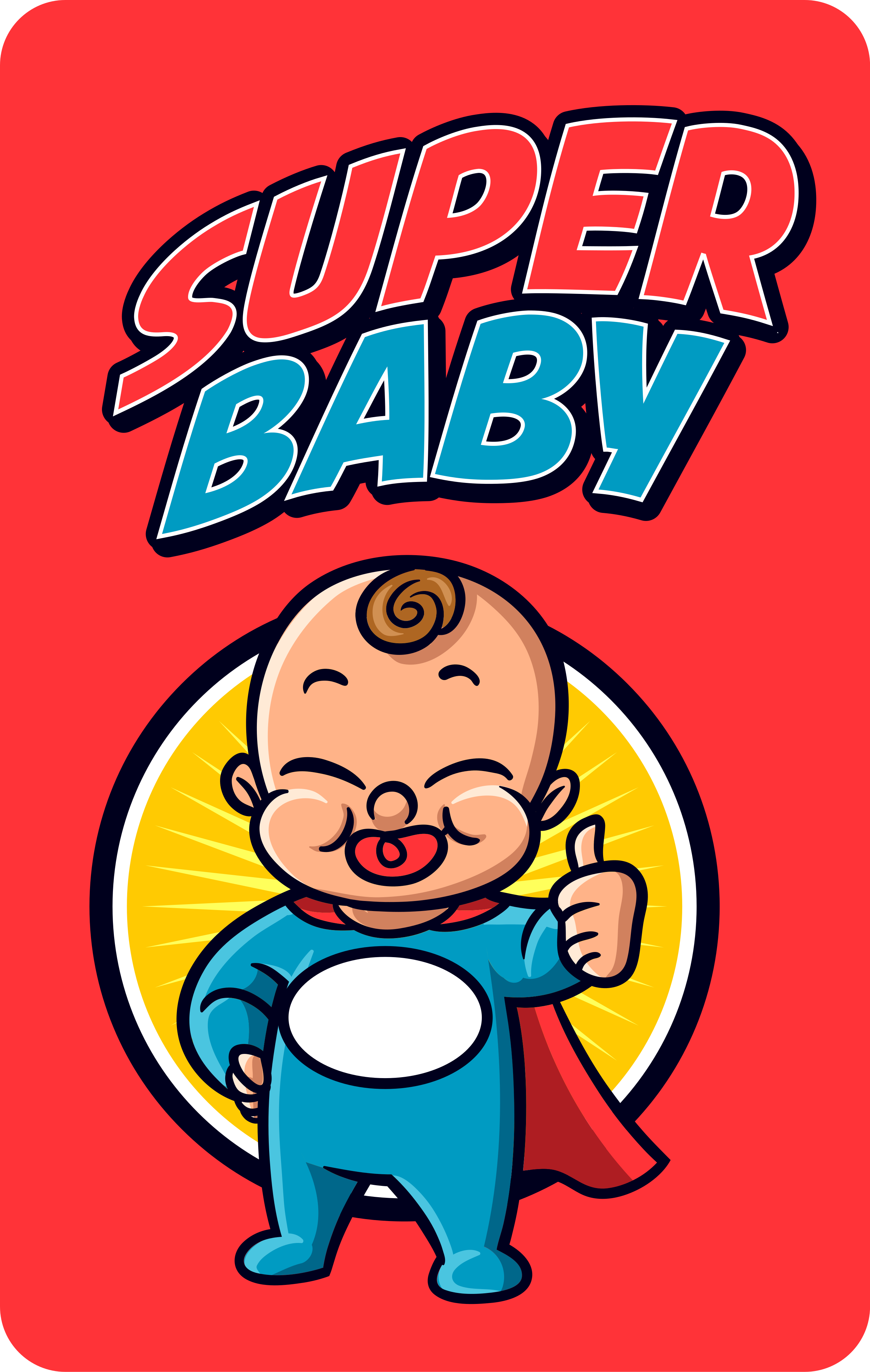 Superhero Infant Theme nursery vinyl rug - TenStickers