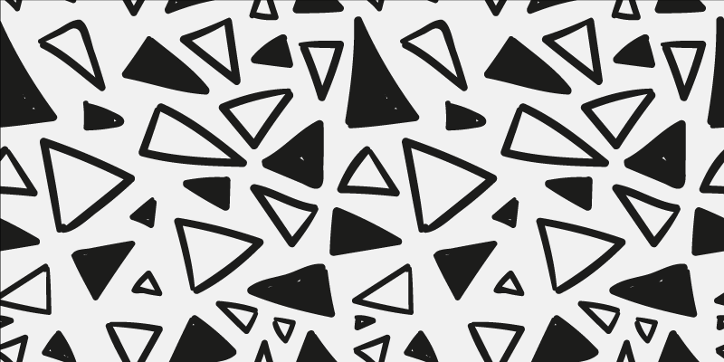 Abstract Triangular geometric vinyl rug - TenStickers
