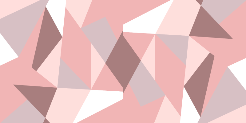 Geometric rosa triangle pattern geometric rugs - TenStickers
