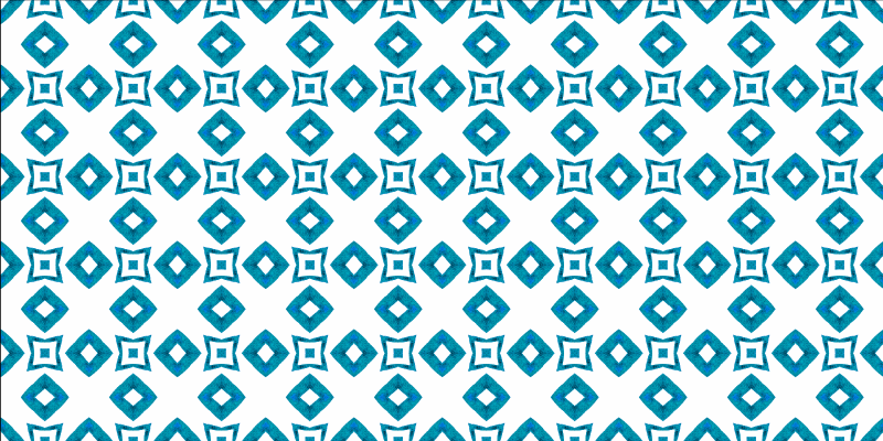 Geometric blue diamond  design geometric rugs - TenStickers