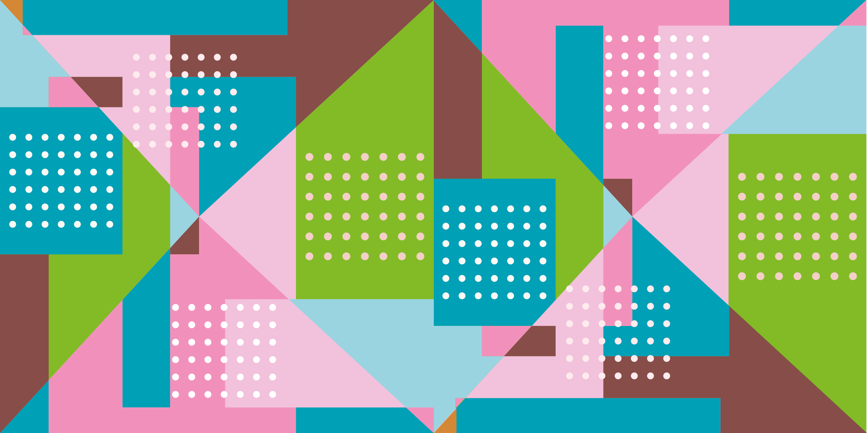 Geometric Shapes Fusion geometric vinyl rug - TenStickers