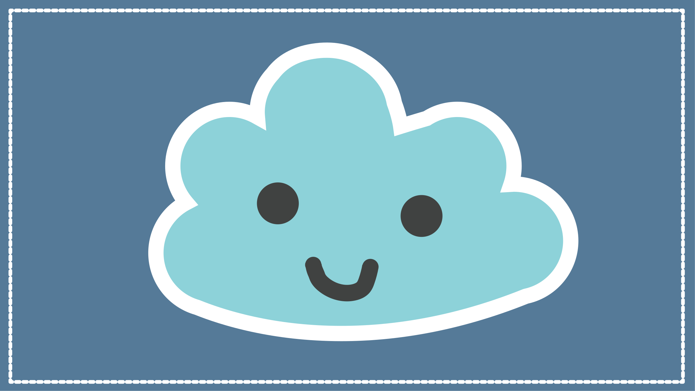 Smiling Cloud Design playroom vinyl rug - TenStickers