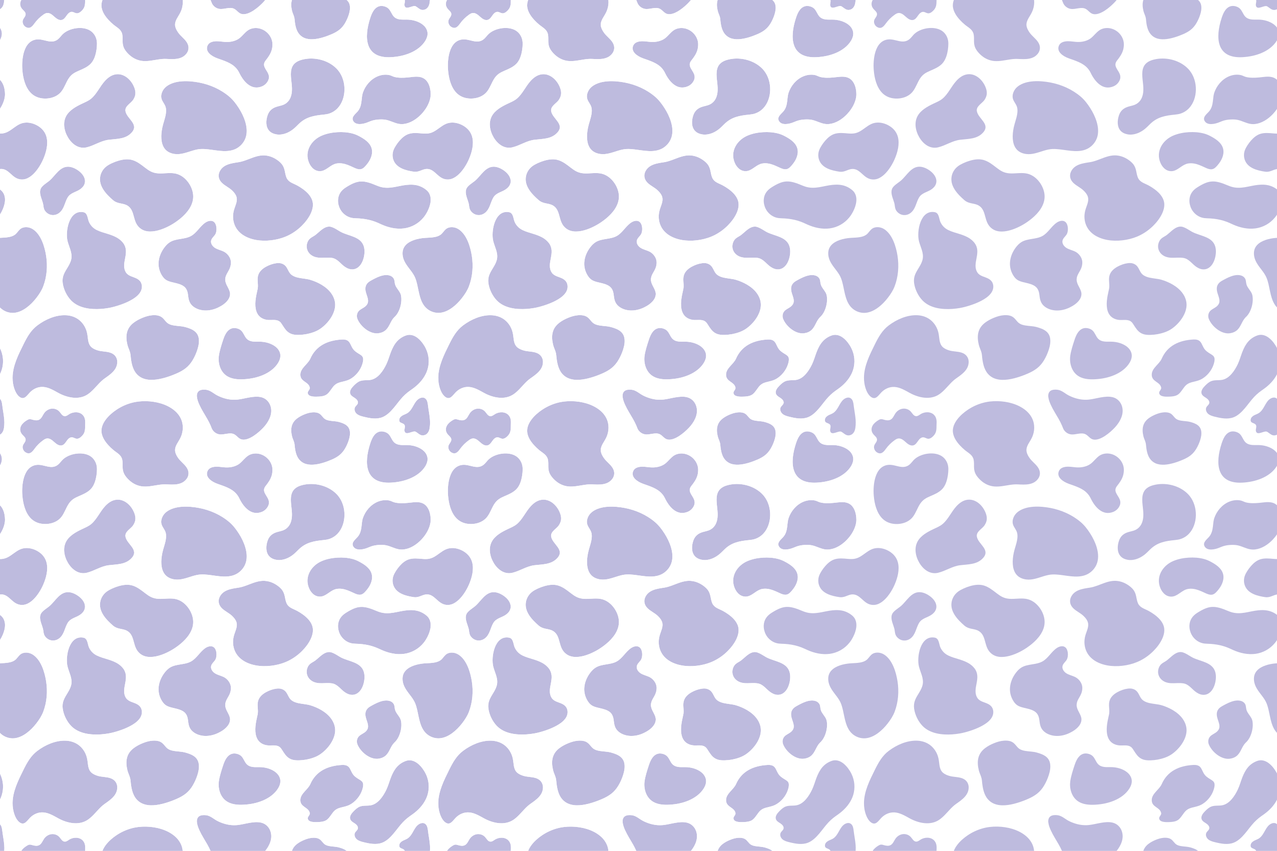 Lavender Leopard Spots animal print vinyl rug - TenStickers