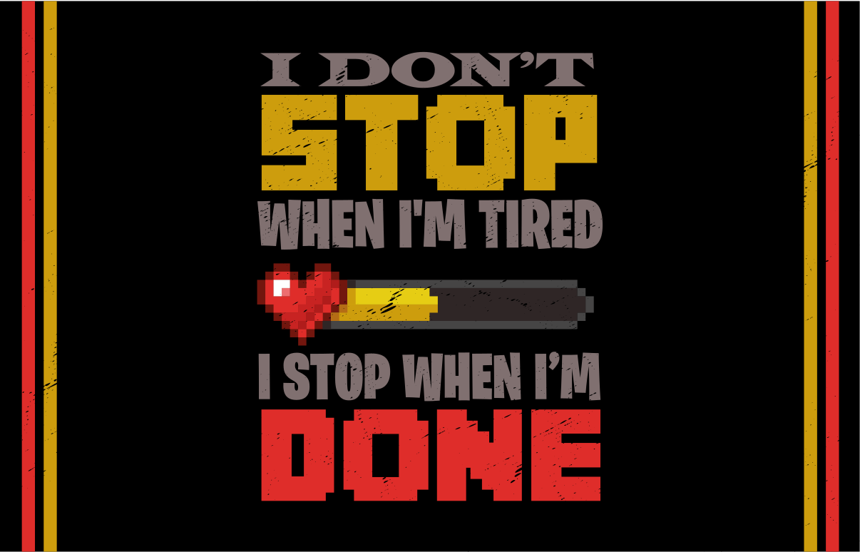 I don't stop when I'm tired  custom rug - TenStickers