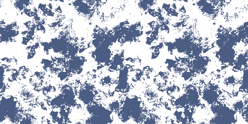 Blue Abstract Animal Pattern vinyl rug - TenStickers