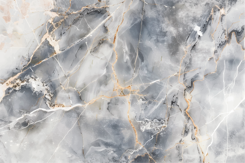 Bluish grey shade marble vinyl rug - TenStickers