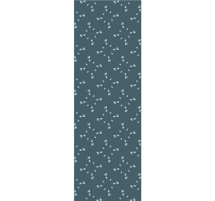 Flower pattern design modern wallpaper - TenStickers