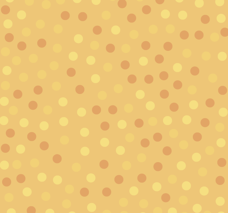 Sunny Dot Pattern polka dots wallpaper - TenStickers