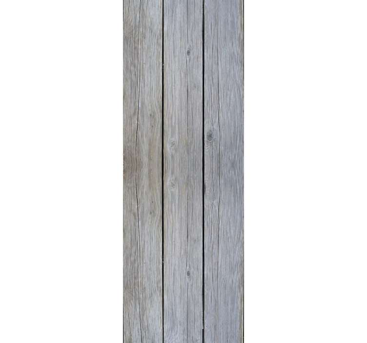 Rustic grey panels motif wood wallpaper - TenStickers