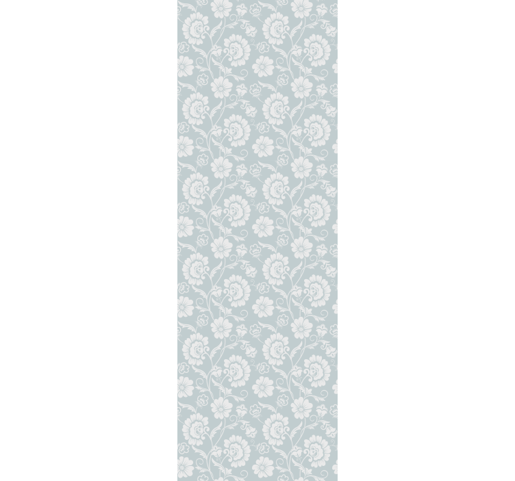 Flowering Vine Pattern floral ornament wallpaper - TenStickers
