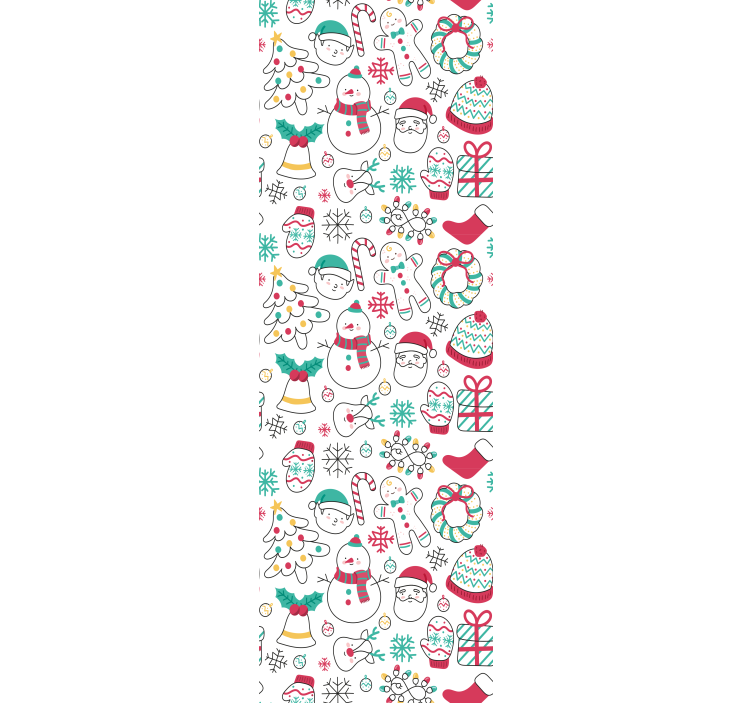 Festive Winter Moments christmas wallpaper - TenStickers