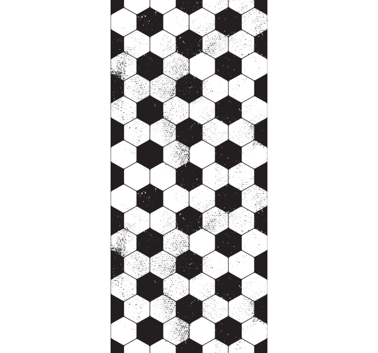 Hexagonal Shapes geometric wallpaper - TenStickers