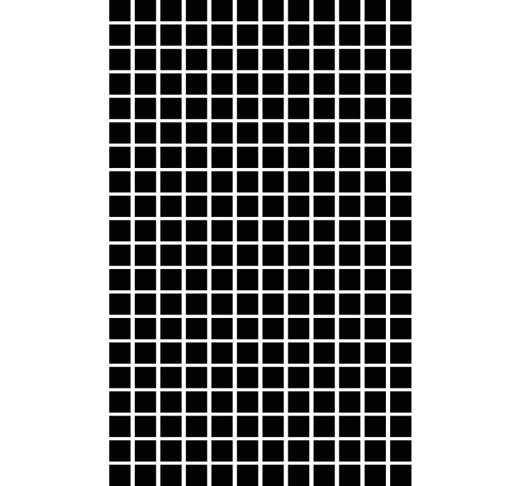 Geometric wallpaper in gray squares scale - TenStickers