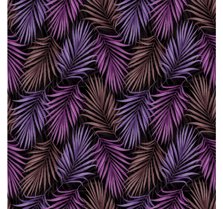 Nature wallpaper purple leaf design - TenStickers