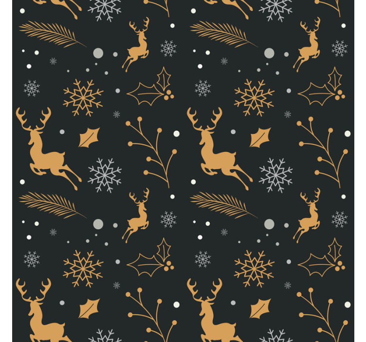 Christmas wallpaper merry christmas design - TenStickers