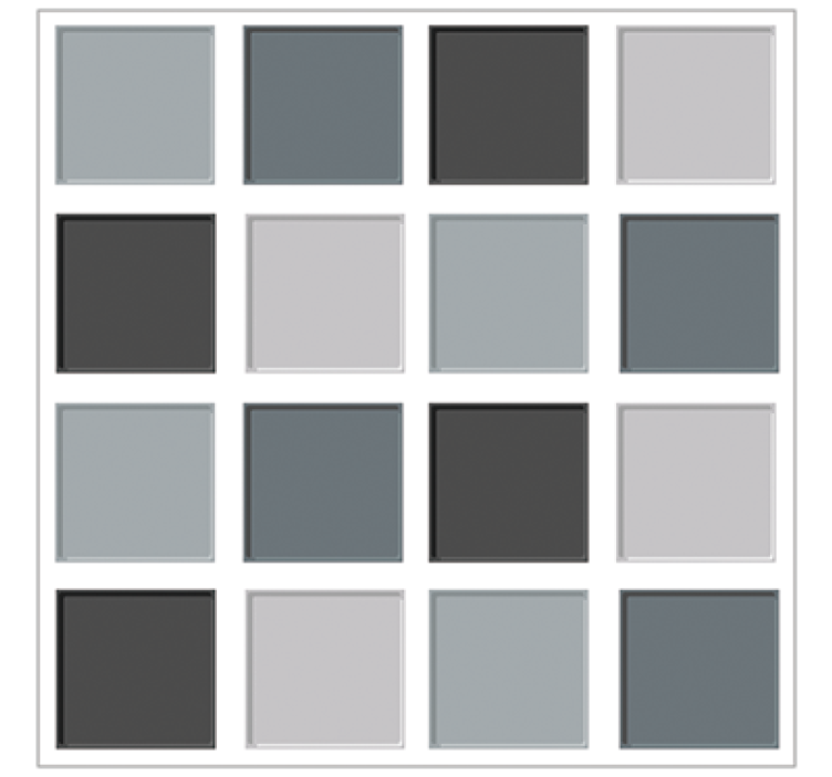 Living room wallpaper in grey tones - TenStickers