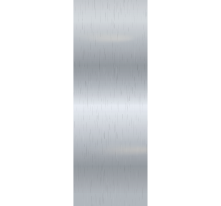 Ornamental wallpaper grey steel effect - TenStickers