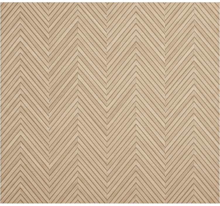 Living room wallpaper wooden chevron design - TenStickers