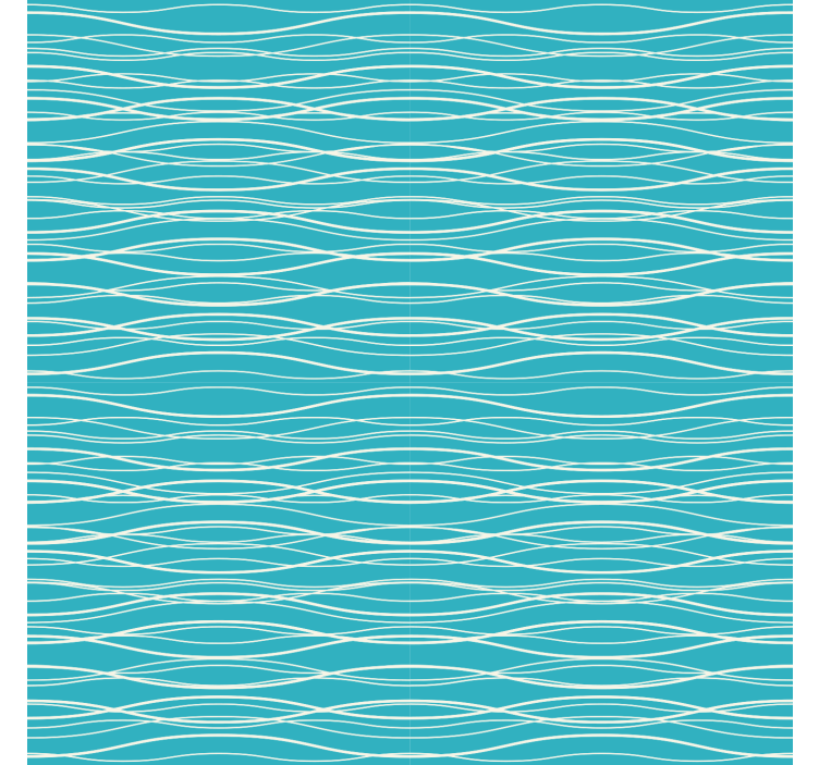 Bedroom wallpaper in natural seawater hue - TenStickers