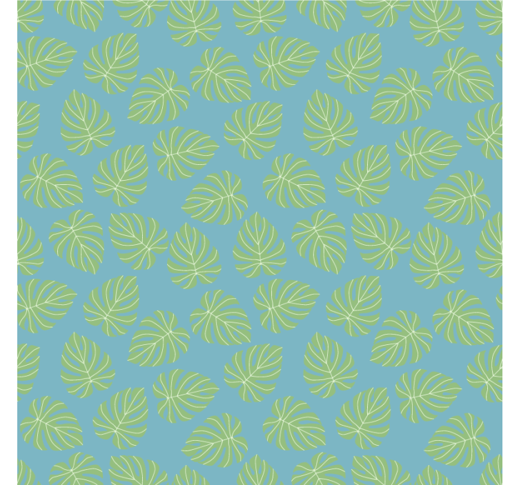 Bedroom wallpaper summertime green leaves design - TenStickers