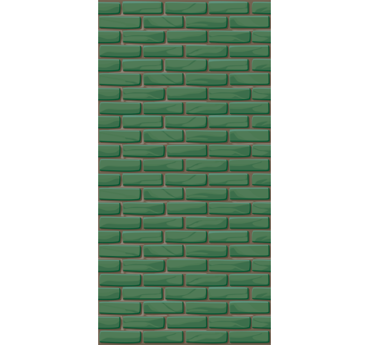 Ornamental wallpaper bricks texture design - TenStickers