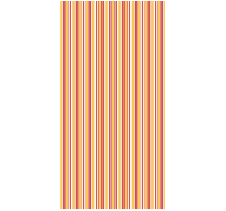 Ornamental wallpaper with warm tones in stripes - TenStickers