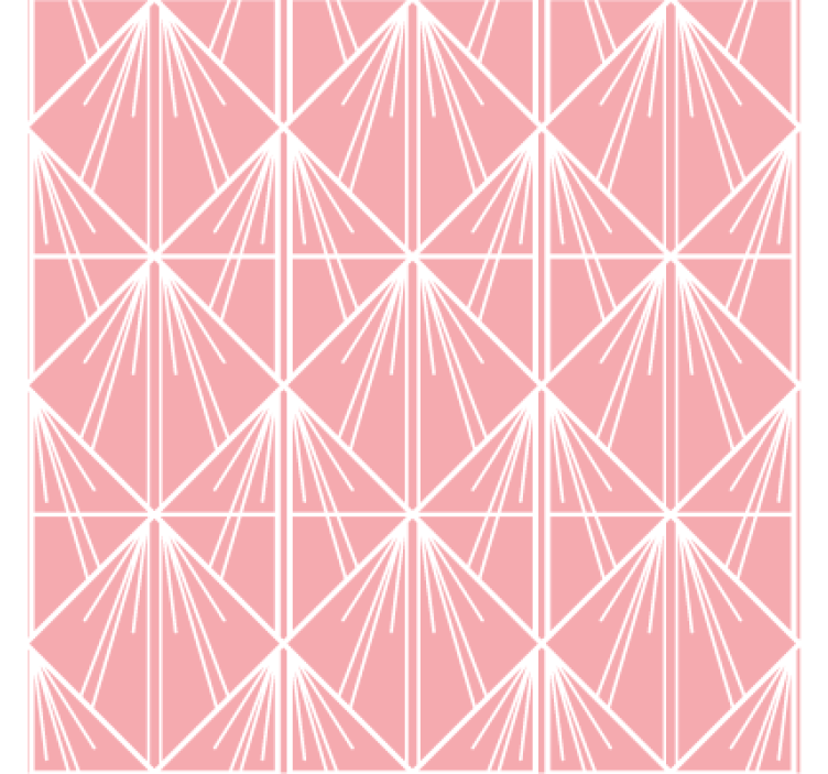 Ornamental wallpaper geometric design style - TenStickers