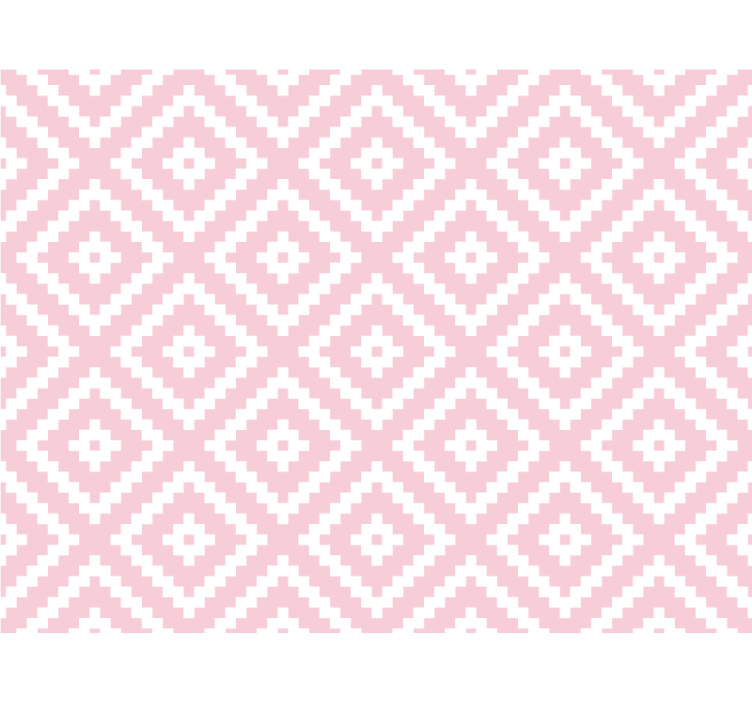 Texture pattern wallpaper pink squares geometric design - TenStickers