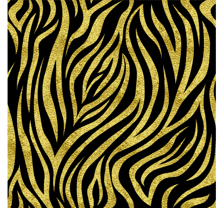 Bedroom wallpaper in bold wave design - TenStickers