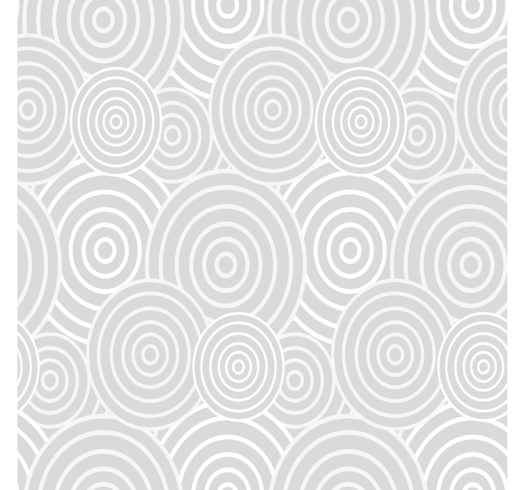 Bedroom wallpaper with circular line design - TenStickers