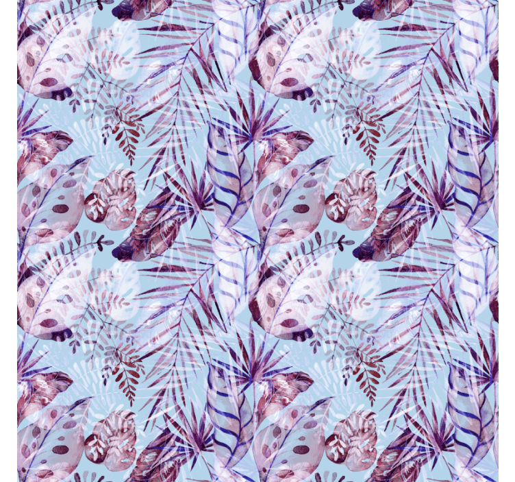 Bedroom wallpaper with floral foliage designs - TenStickers