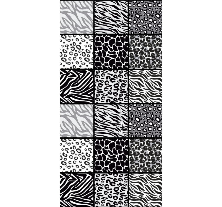 Animal wallpaper different animal prints - TenStickers