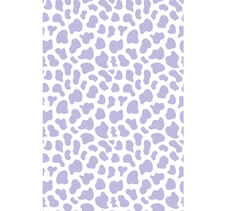Animal wallpaper purple cow pattern - TenStickers