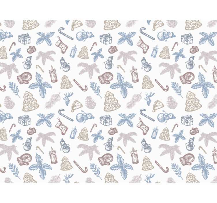 Christmas wallpaper for the holiday season - TenStickers