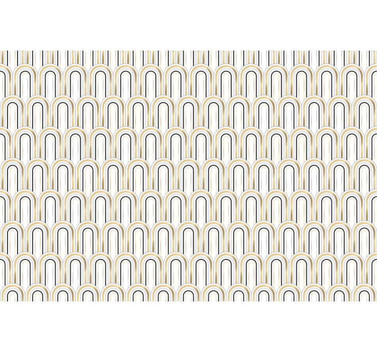 Office wallpaper arch pattern design - TenStickers