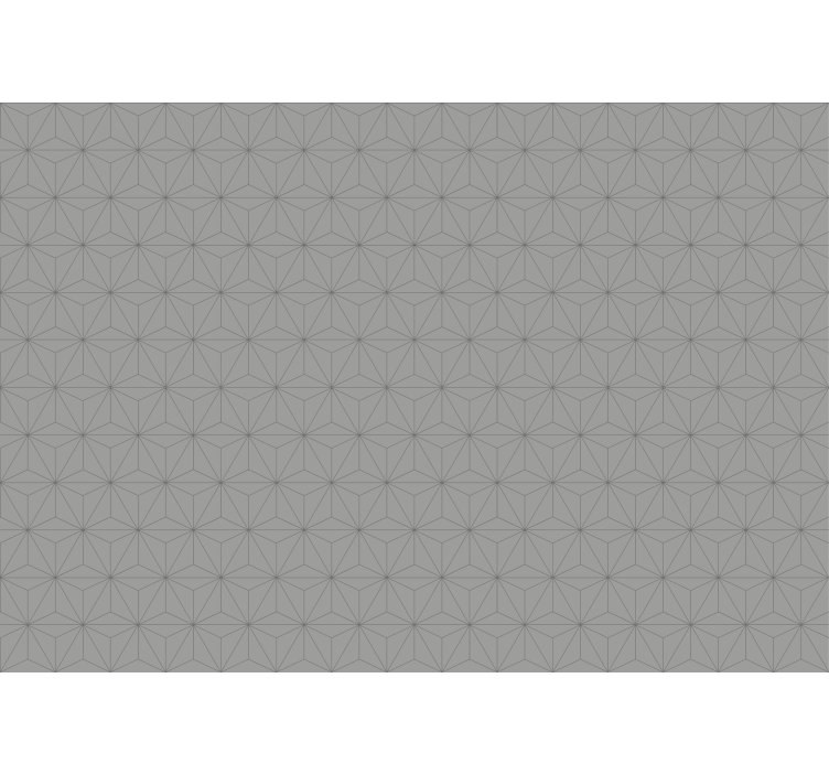 Office wallpaper in grey concrete triangles - TenStickers