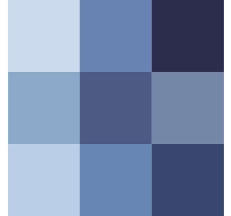 Office wallpaper in blue shade modern tile - TenStickers