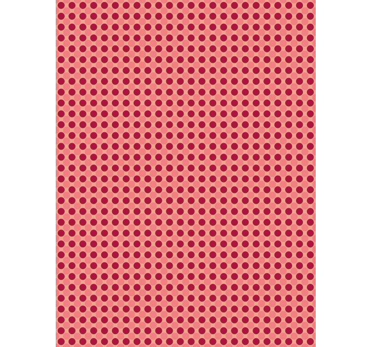 Hallway wallpaper dots pattern geometric simple design - TenStickers