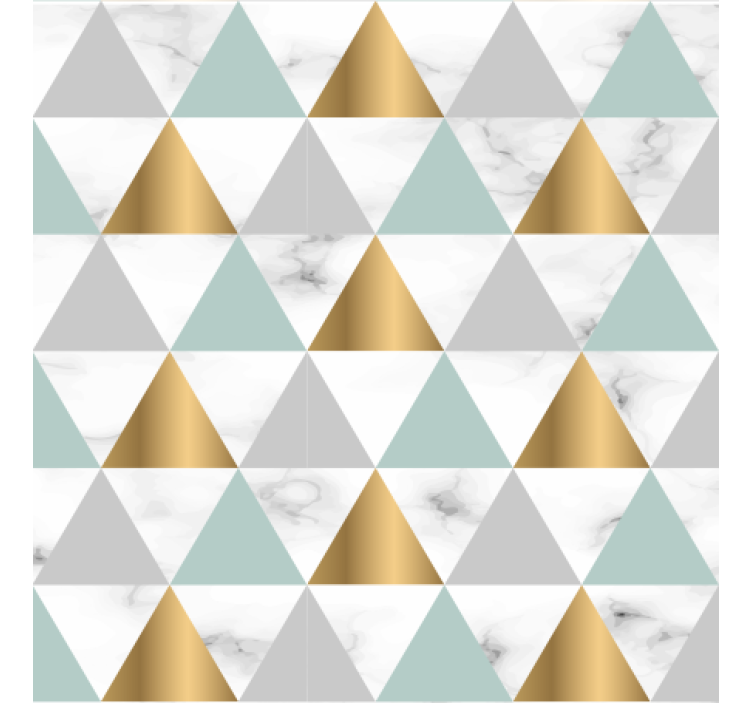 Geometric wallpaper geometric triad - TenStickers