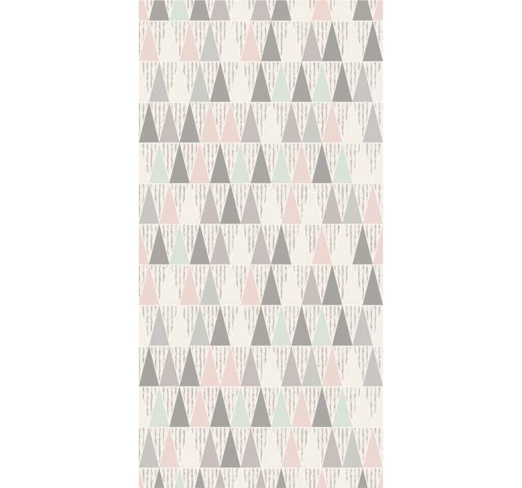 Geometric wallpaper triangular pattern design - TenStickers