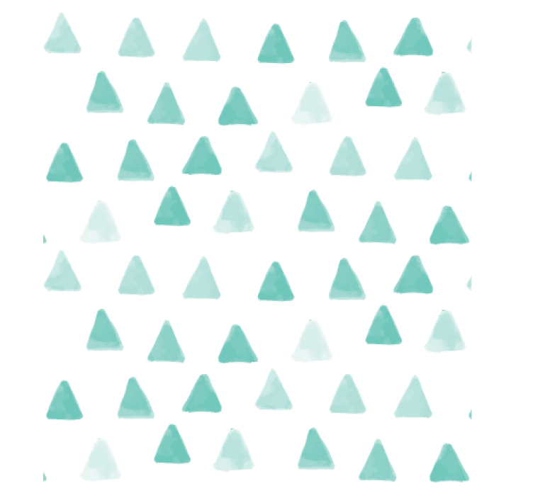 Geometric wallpaper with triangular patterns - TenStickers