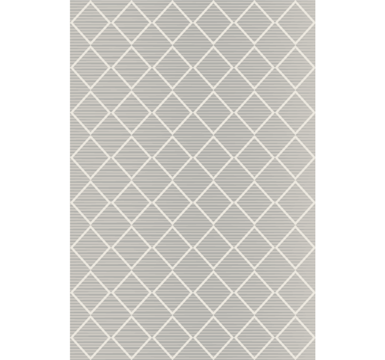 Geometric wallpaper diamond patterned gray - TenStickers