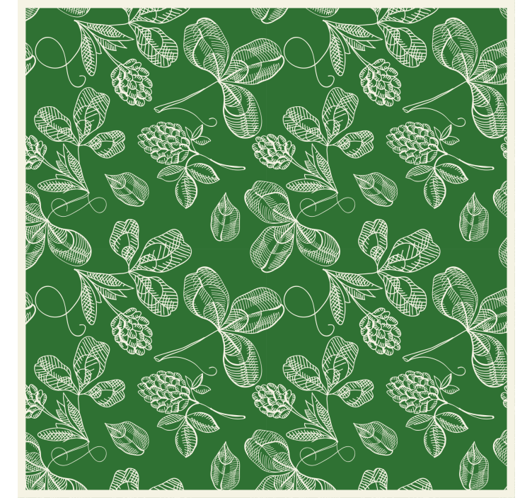 Nature wallpaper with lush green patterns - TenStickers