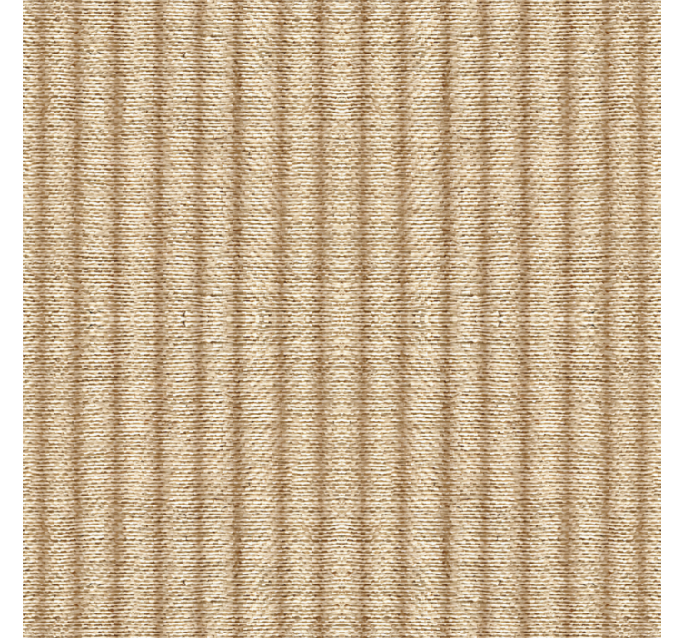Master bedroom wallpaper in brown realistic jute - TenStickers