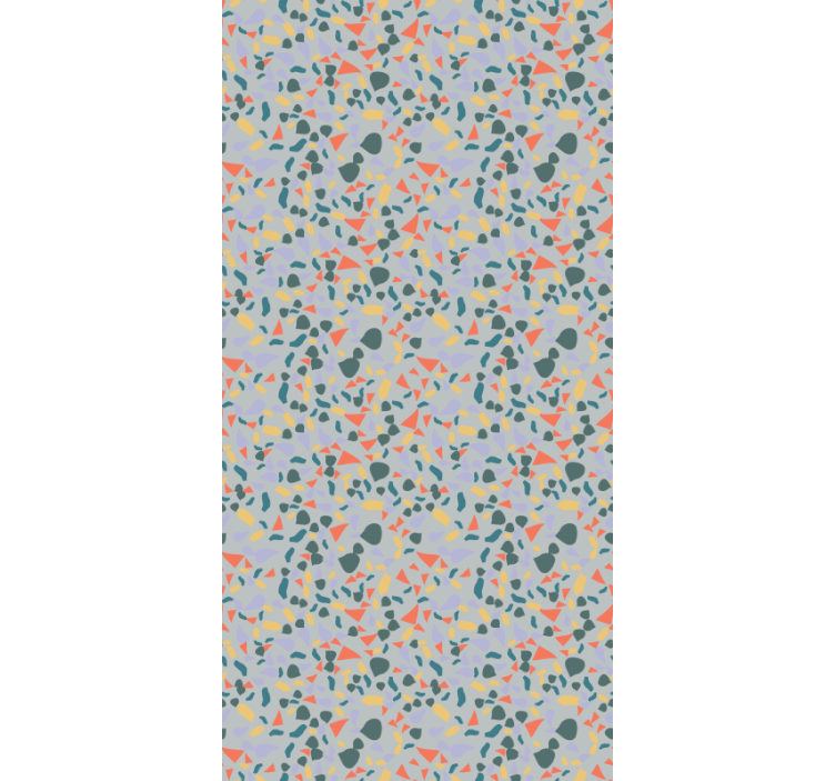 Vibrant abstract forms marble wallpaper - TenStickers