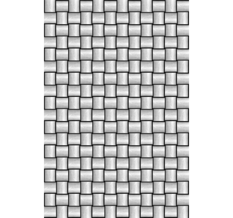 Marble wallpaper with grey squares motif - TenStickers