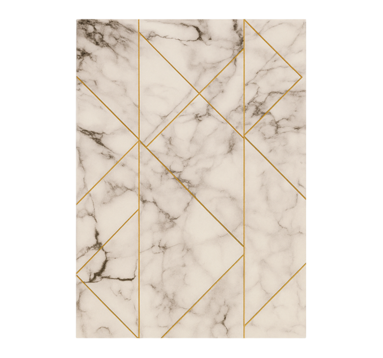 Marble wallpaper with elegant grid design - TenStickers