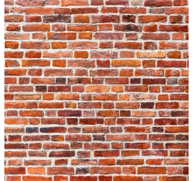 Stone wallpaper rustic red appearance - TenStickers