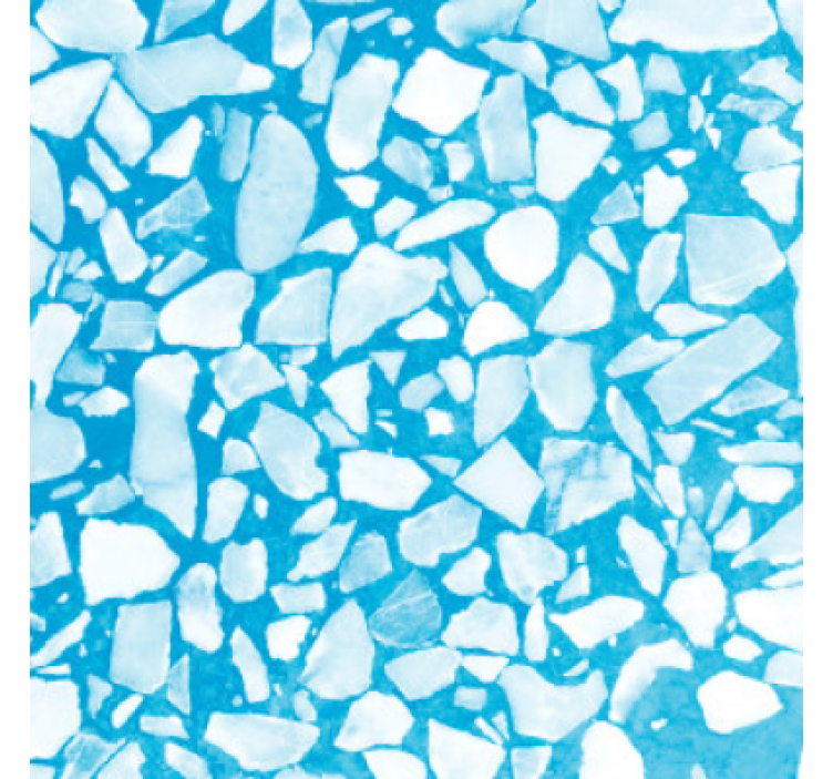 Stone wallpaper chill azure mosaic - TenStickers