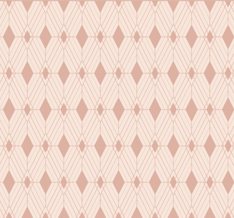 Tile wallpaper art deco pastel diamonds - TenStickers